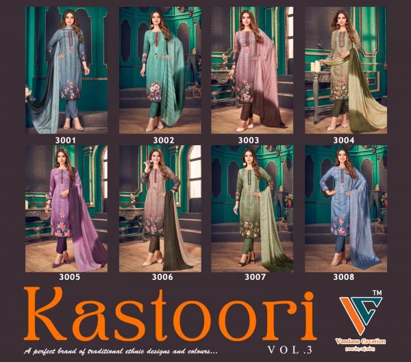 Vandana Kastoori Vol 3 Printed Cotton Dress Material Collection